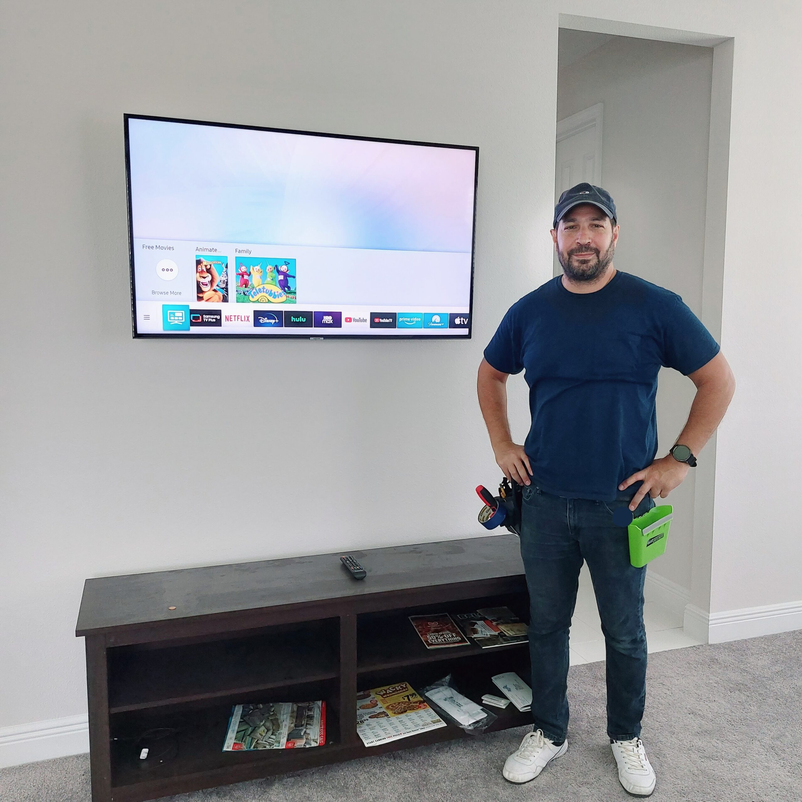 47" TV mounting in Tampa, FL Florida