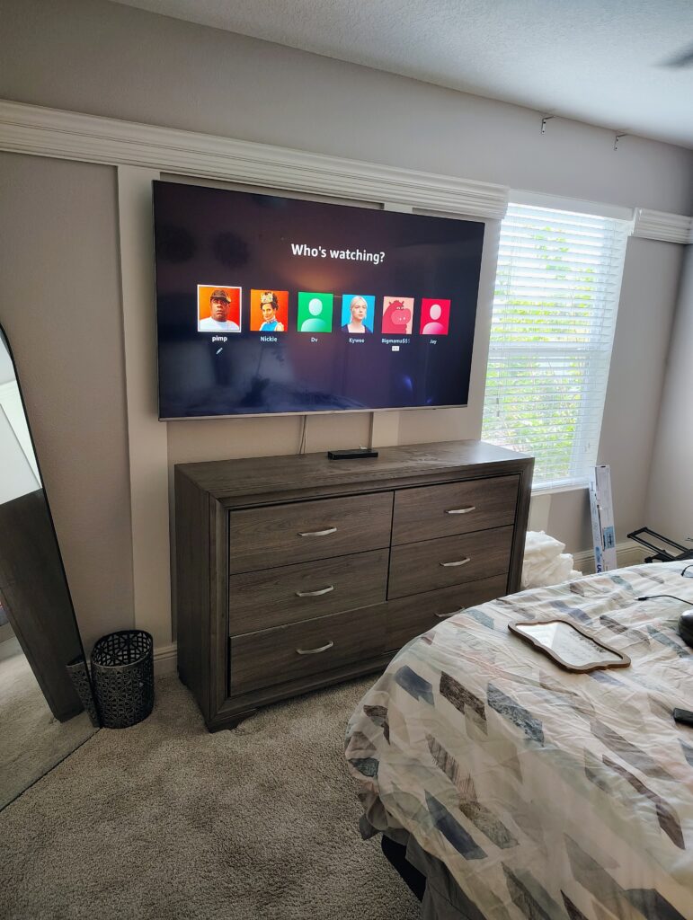 65-inch TV mounting in Riverview FL