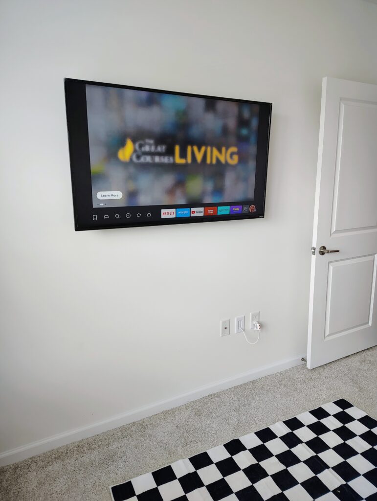 55-inch TV mounting in Riverview FL